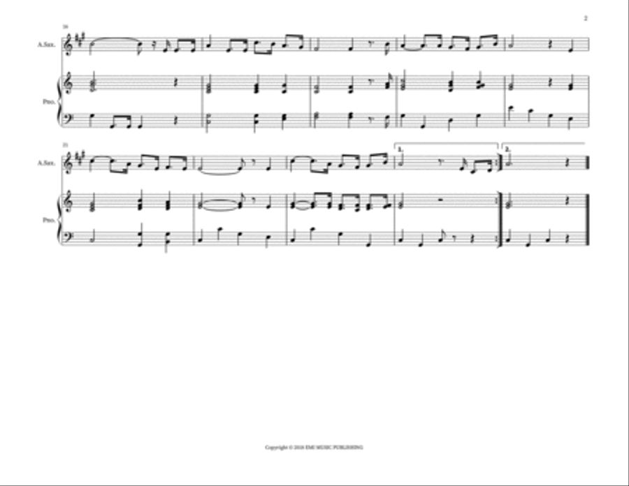 National Anthem Belgium (La Brabanconne) Woodwind Duet scores gallery preview page 2