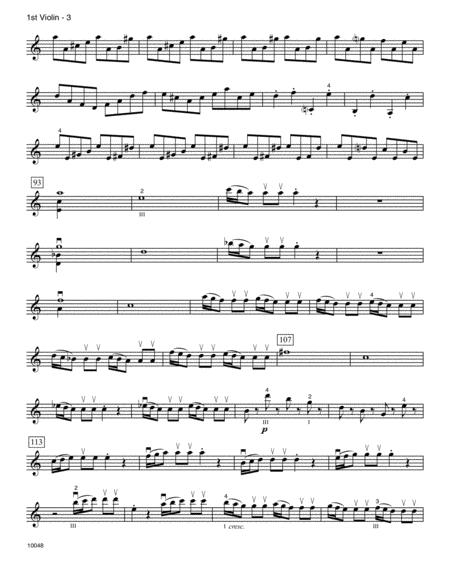 Impresario Overture - Violin 1