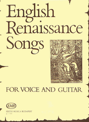 Book cover for English Renaissance Songs