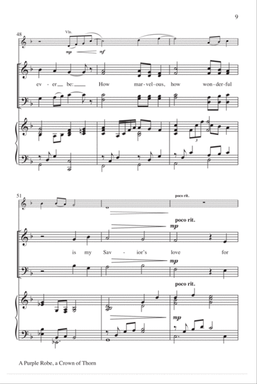 A Purple Robe, a Crown of Thorn 4-Part scores gallery preview page 10
