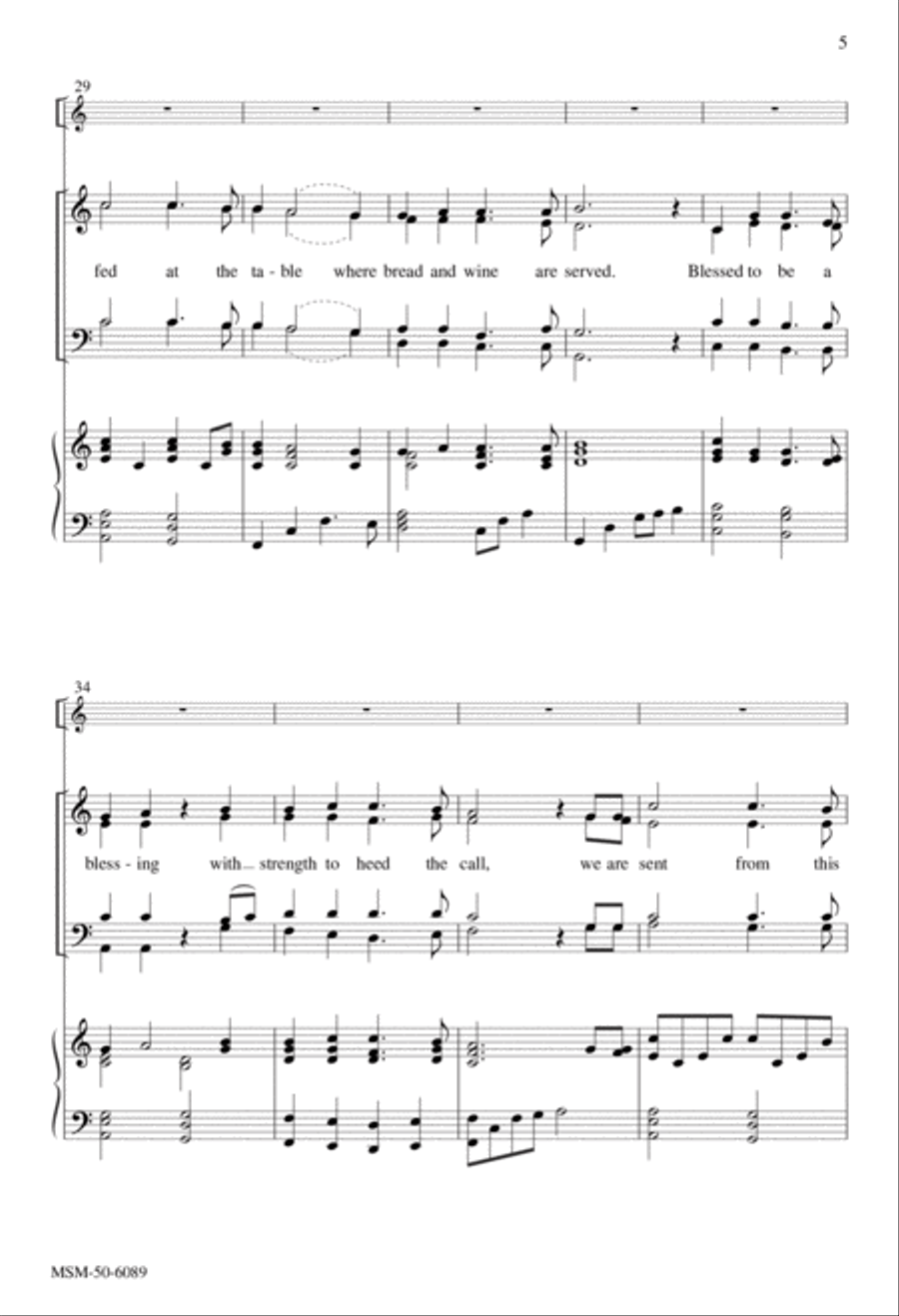 Hands of God 4-Part scores gallery preview page 5