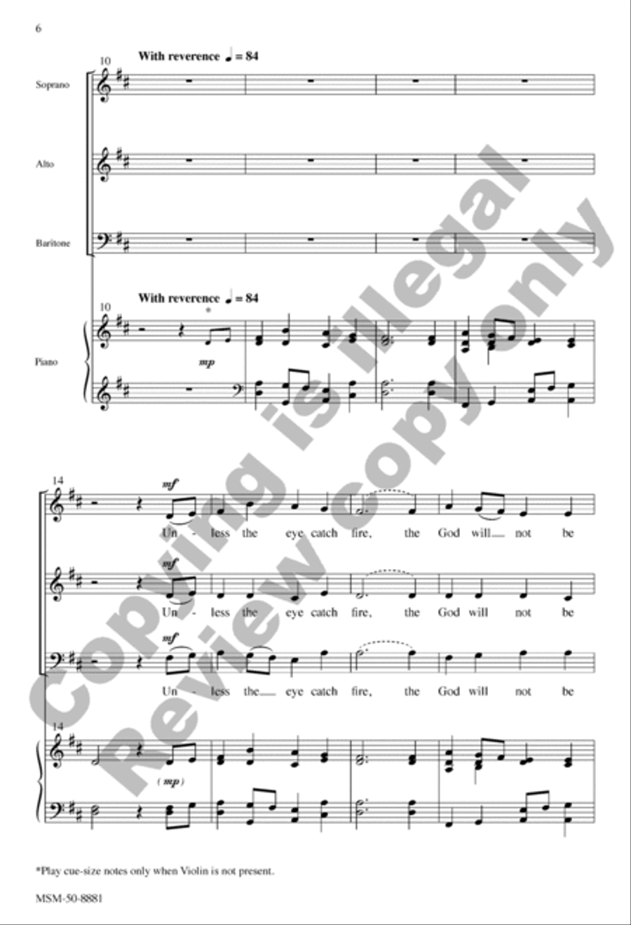 Pentecost (Choral Score) 3-Part scores gallery preview page 5
