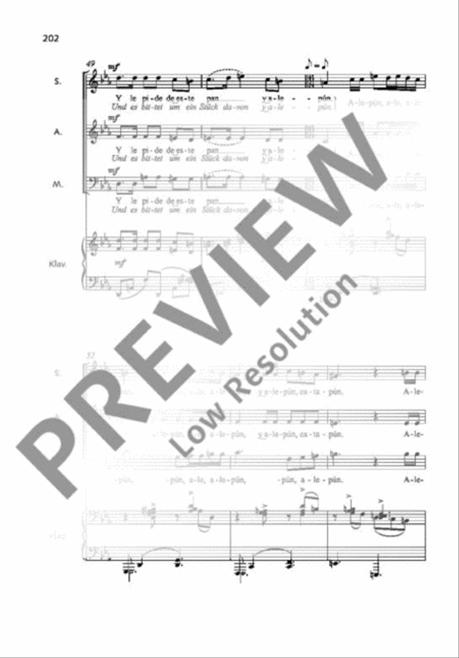 Alepún Mixed Choir scores gallery preview page 9