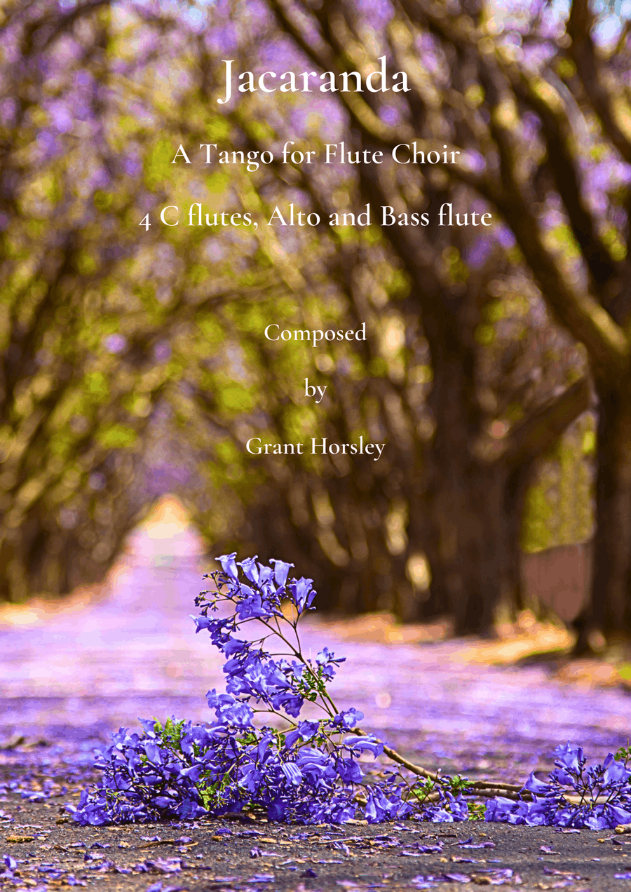 Jacaranda. Original Tango for Flute Choir Flute Choir scores gallery preview page 1