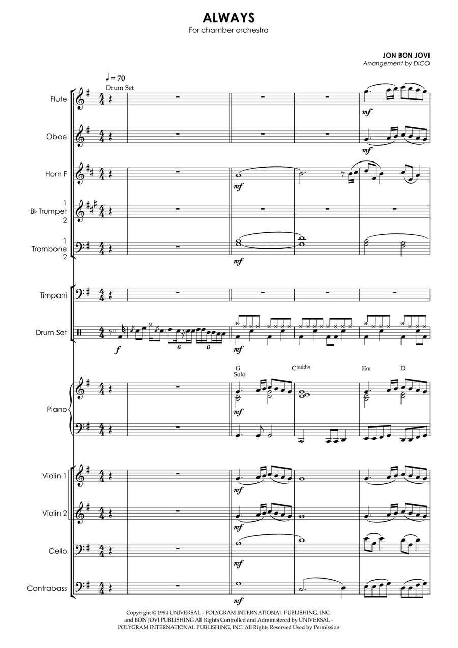 Always Chamber Orchestra scores gallery preview page 4