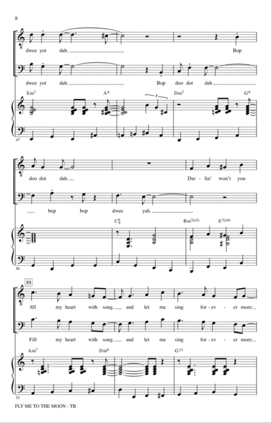 Fly Me To The Moon (In Other Words) (arr. Roger Emerson) TB scores gallery preview page 6