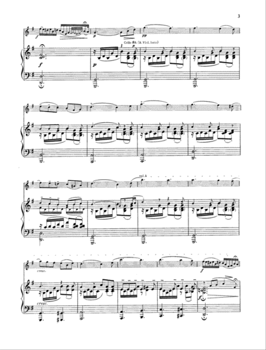 La Serenata G major Violin Solo scores gallery preview page 2