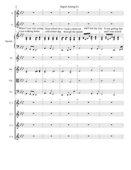 Angels Among Us - Score Only image number null