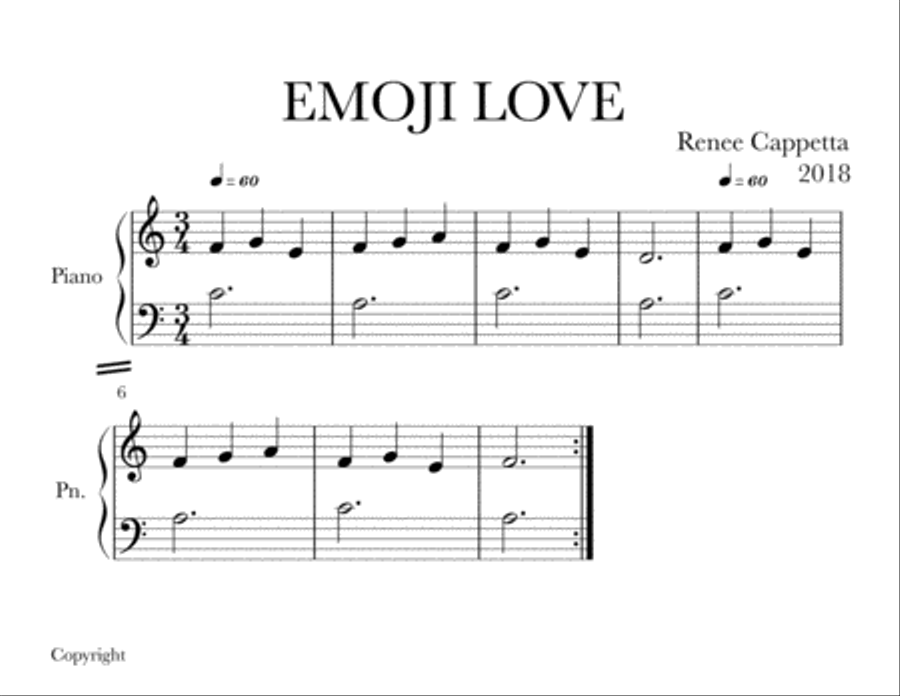 Three Emojis - A Piano Suite for the Young Beginner Easy Piano scores gallery preview page 2