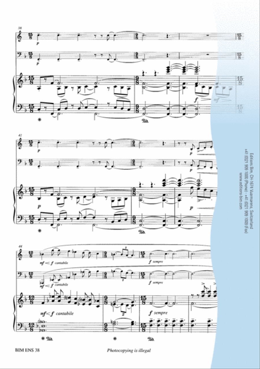 Dance of the Ocean Breeze Horn scores gallery preview page 6