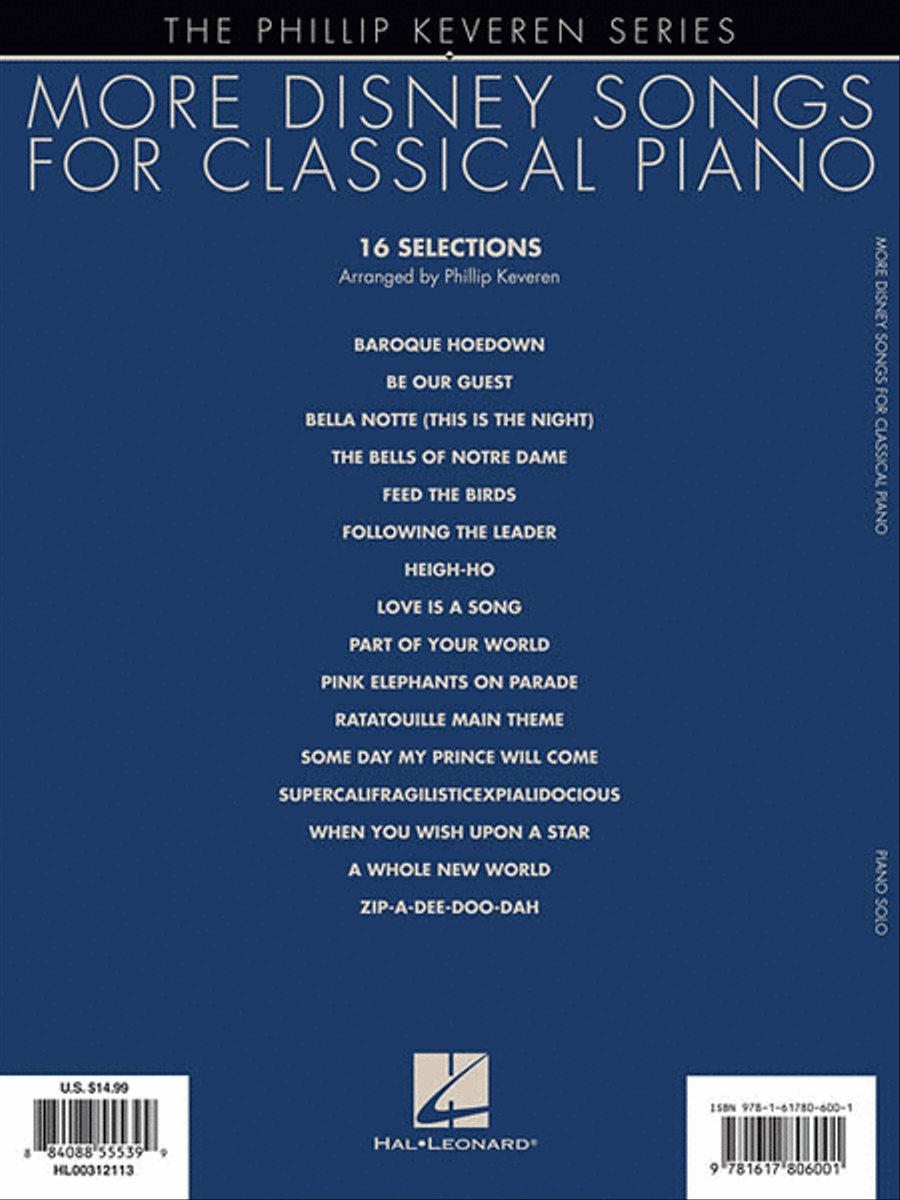 More Disney Songs for Classical Piano Piano Solo scores gallery preview page 2