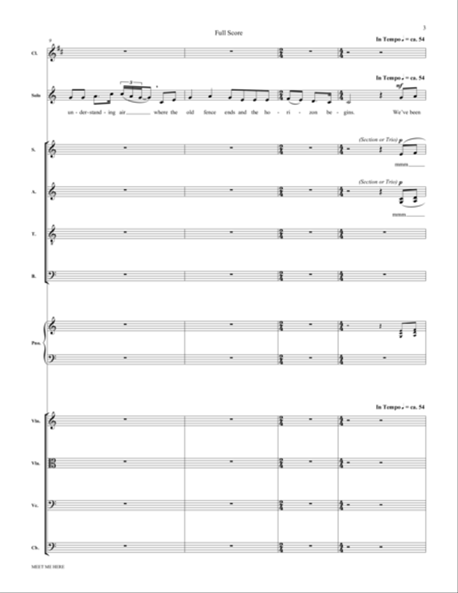 Meet Me Here (from Considering Matthew Shepard) - Score Choir scores gallery preview page 3