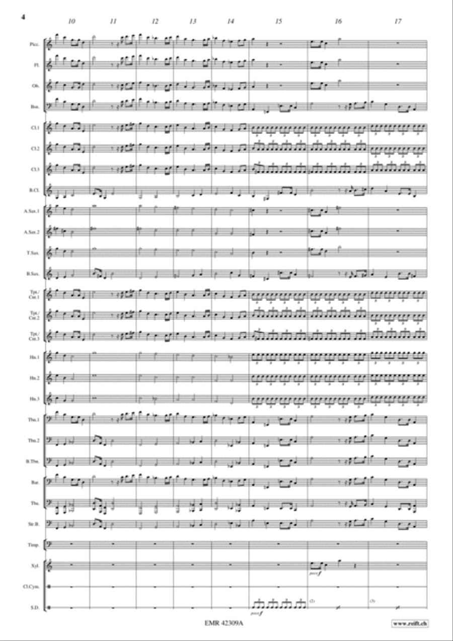 Knights Of The Round Table Concert Band scores gallery preview page 4