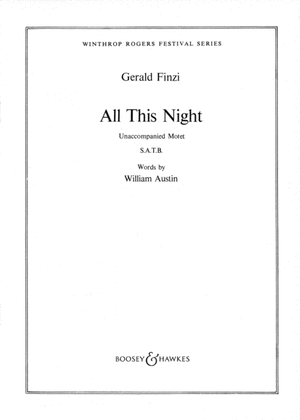 Book cover for All This Night