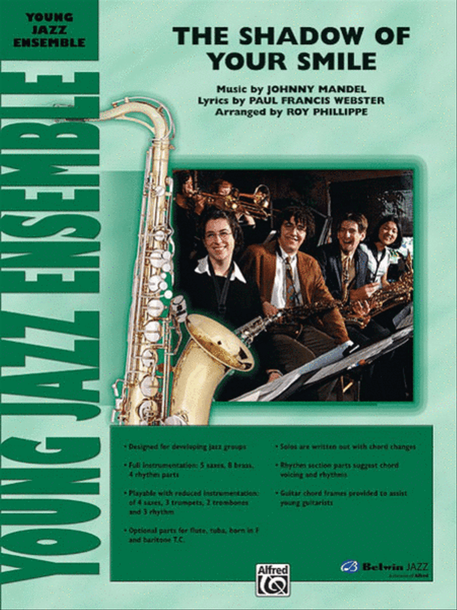The Shadow of Your Smile (from The Sandpiper) Jazz Ensemble scores gallery preview page 1
