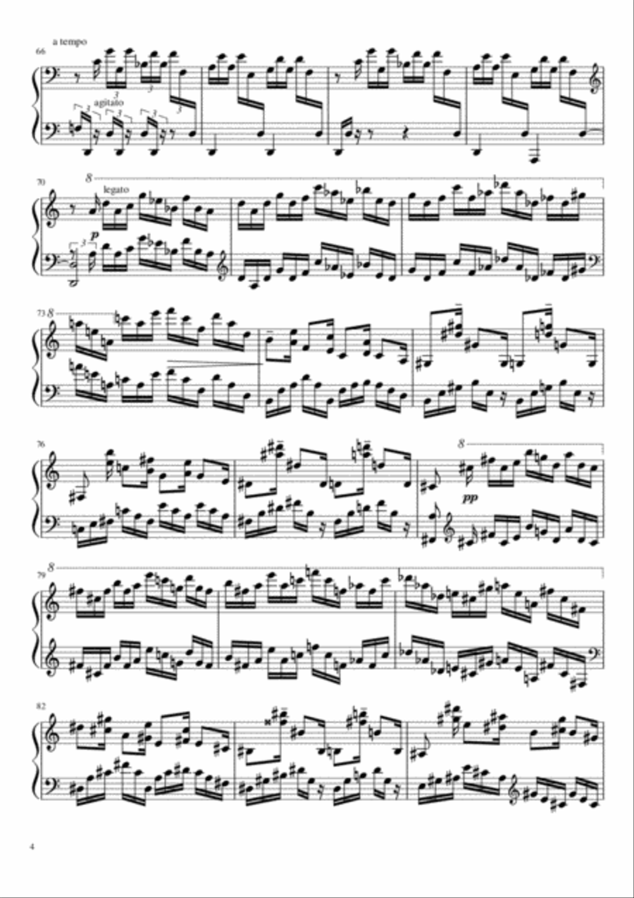 Ballade №2 Piano Solo scores gallery preview page 4
