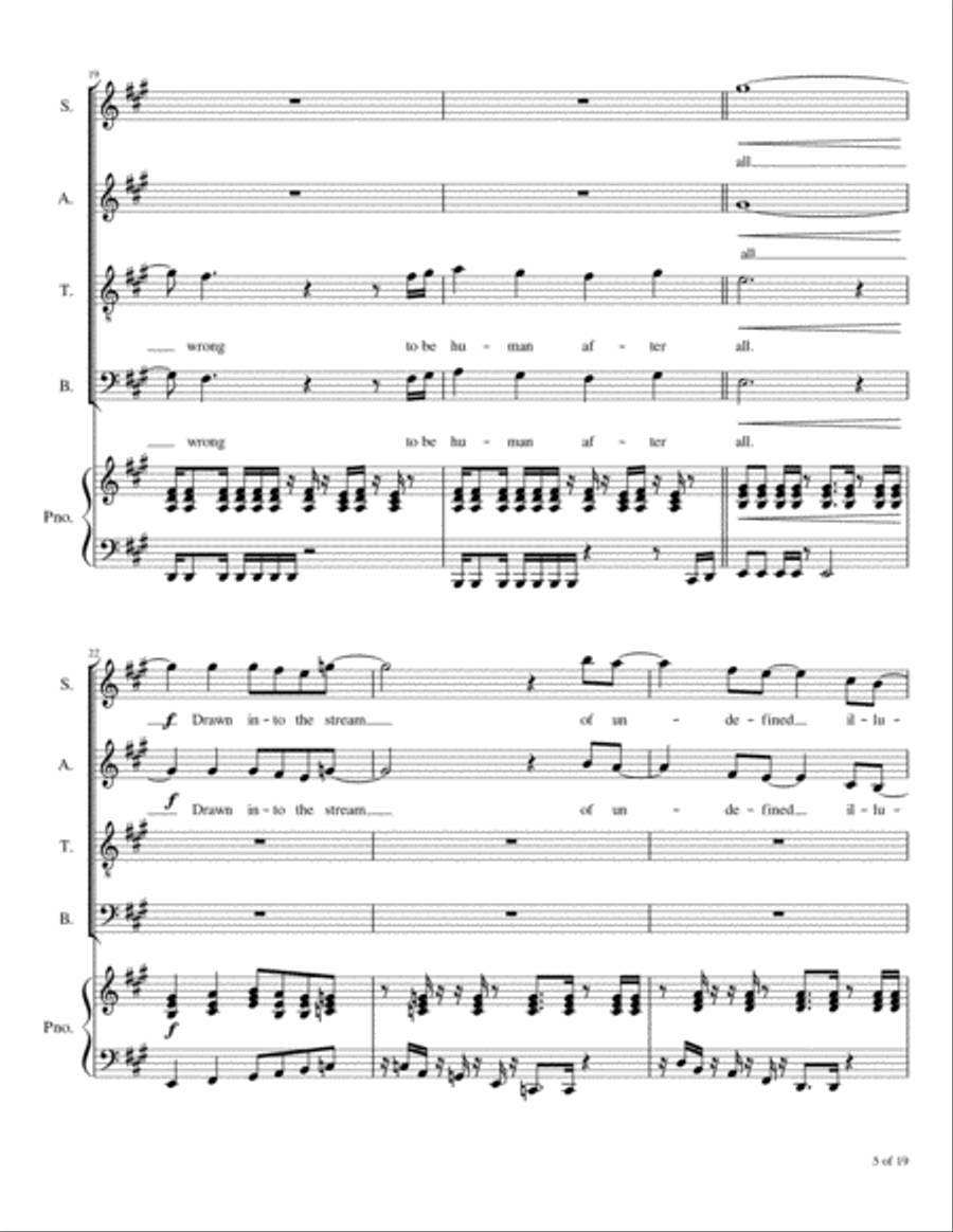 Something About You 4-Part scores gallery preview page 6