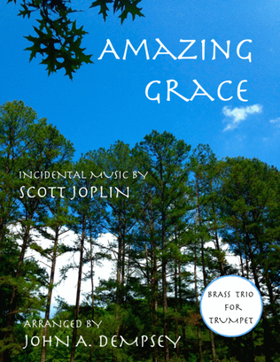 Book cover for Amazing Grace / The Entertainer (Trumpet Trio)