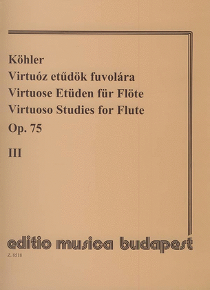 Virtuose Etüden für Flöte 3
