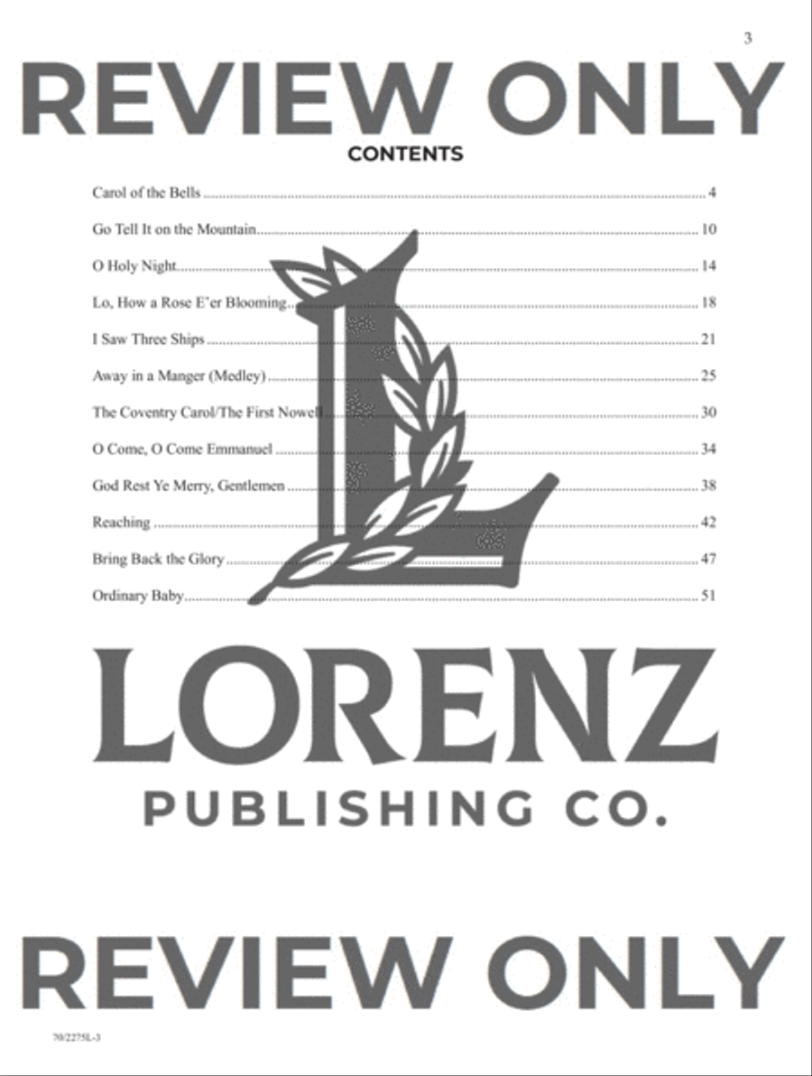 Christmas at the Keyboard Piano Solo scores gallery preview page 4