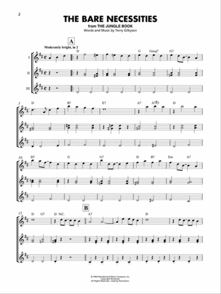 Disney Favorites Ukulele scores gallery preview page 3