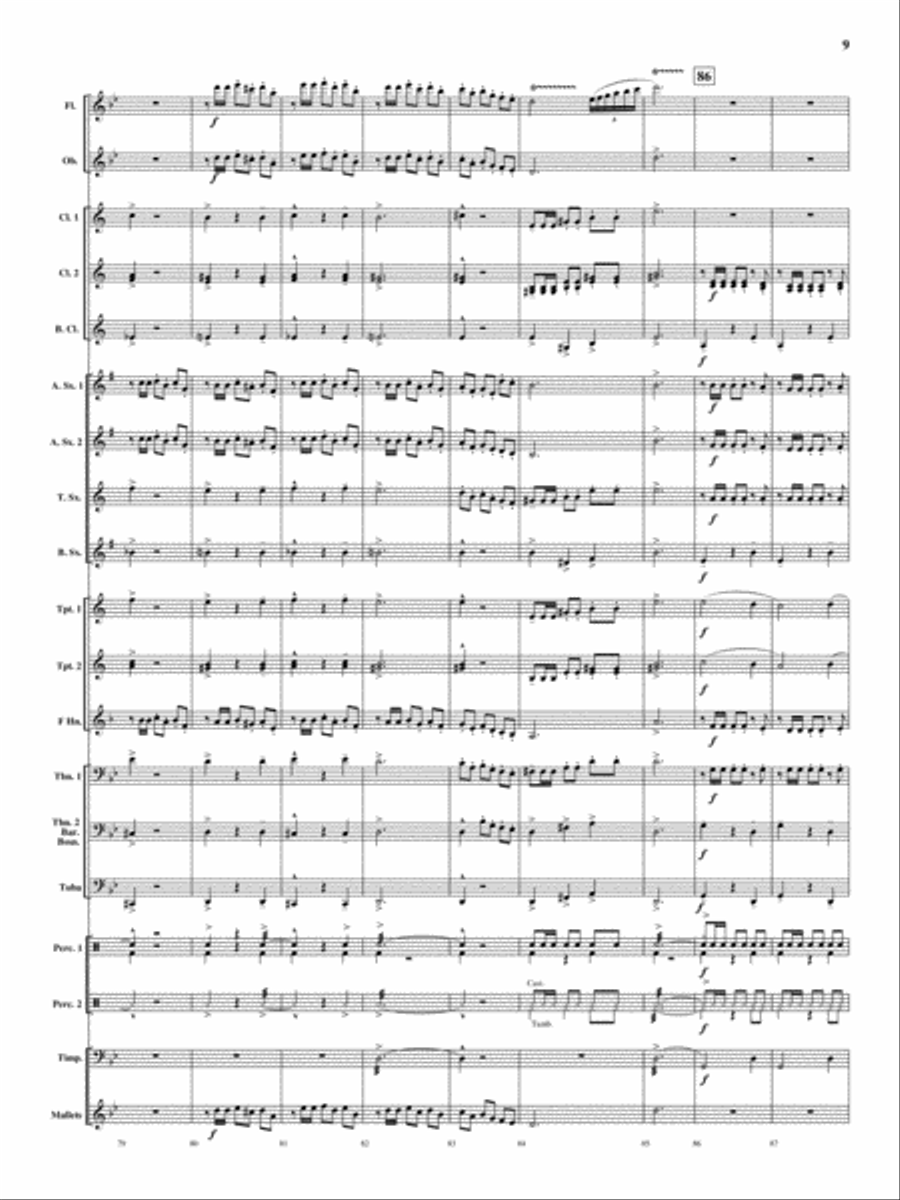 Viva Espania Viva Espania Concert Band scores gallery preview page 10