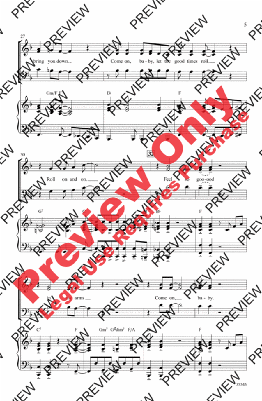 We Love the '50s We Love the '50s 3-Part scores gallery preview page 5