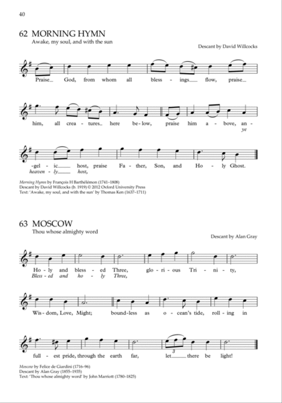 The Oxford Book of Descants 4-Part scores gallery preview page 4