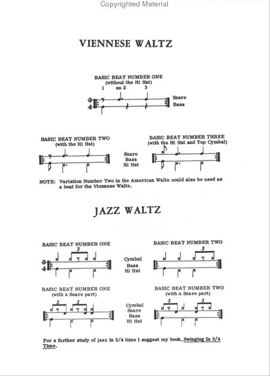 Beats And Variations For Dance Band Drummers Drums scores gallery preview page 3