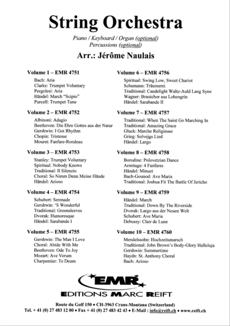 Album Volume 6 String Orchestra scores gallery preview page 8