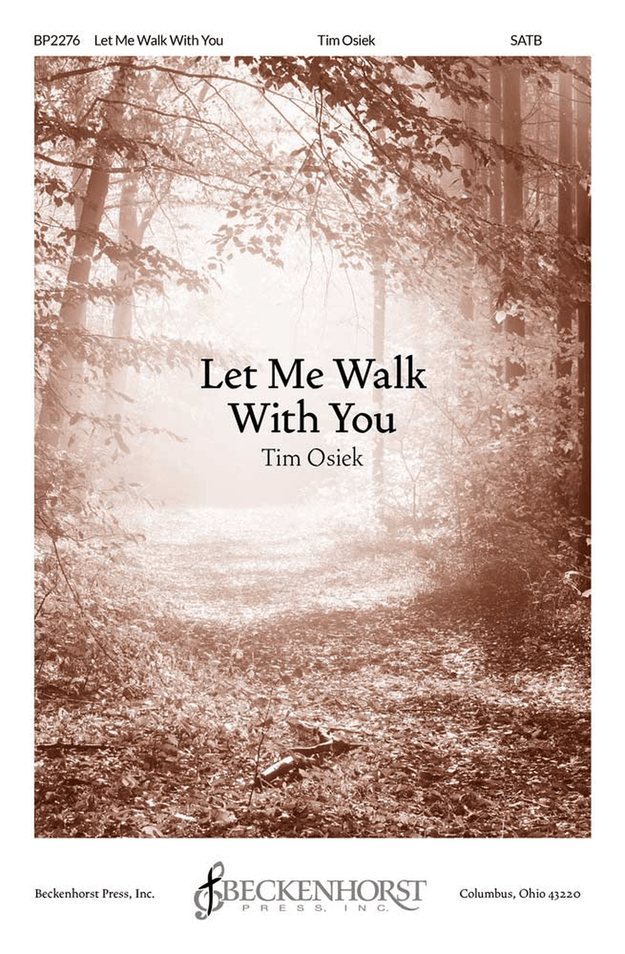 Let Me Walk With You 4-Part scores gallery preview page 1