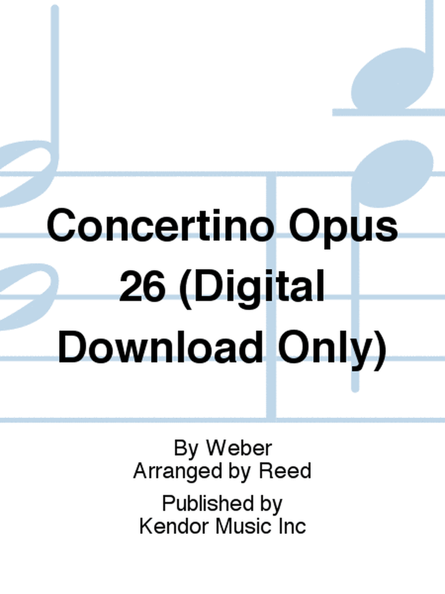 Concertino Opus 26 (Digital Download Only)