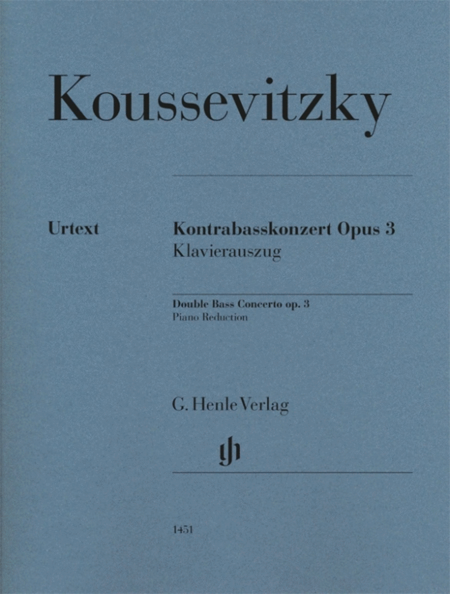 Double Bass Concerto Op. 3