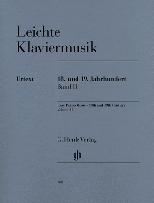 Book cover for Easy Piano Music of the 18th and 19th Century – Volume II