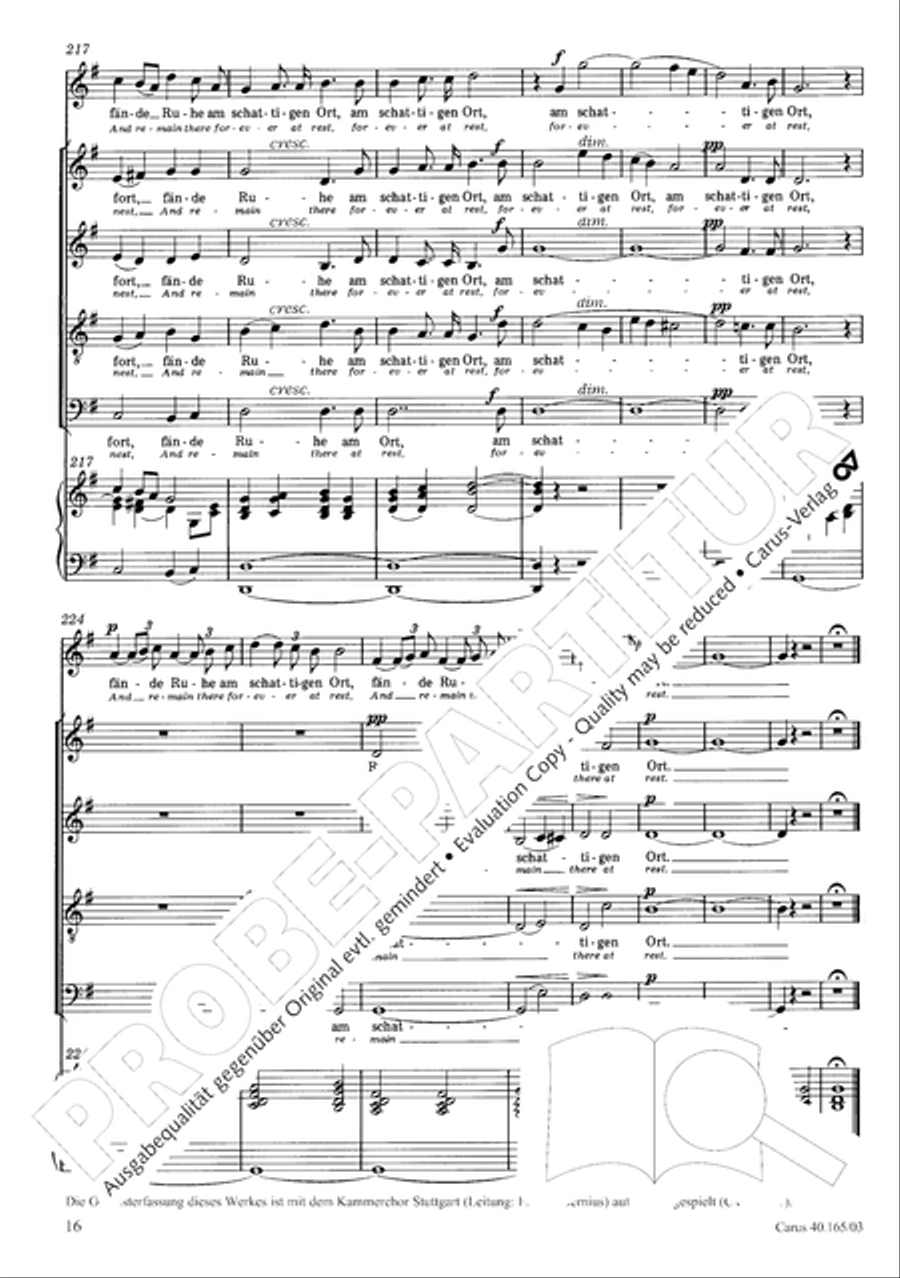 Hor mein Bitten (2 Fassungen) Organ scores gallery preview page 21