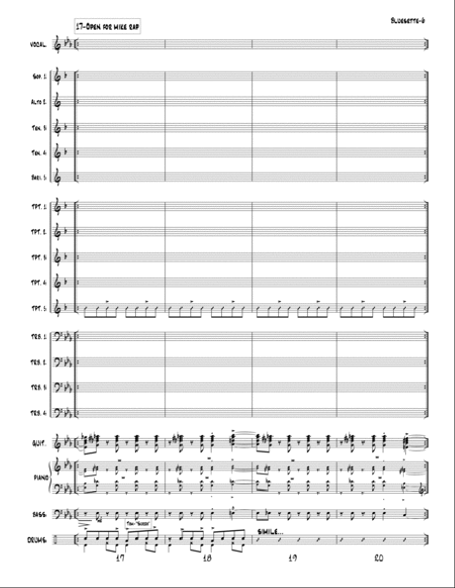 Bluesette Jazz Ensemble scores gallery preview page 6
