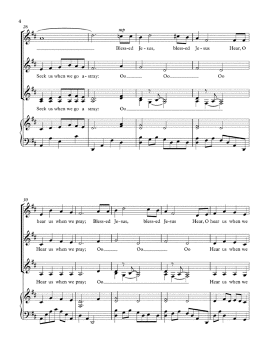 Savior, Like a Shepherd Lead Us SSA scores gallery preview page 5