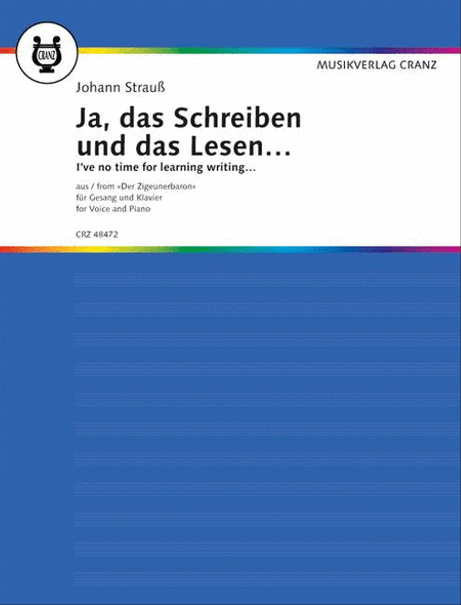 Strauss J Ja Das Schreiben A.zigeunerb.