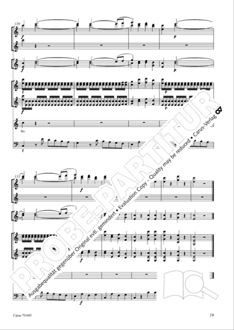 Totus in corde langueo Flute scores gallery preview page 20