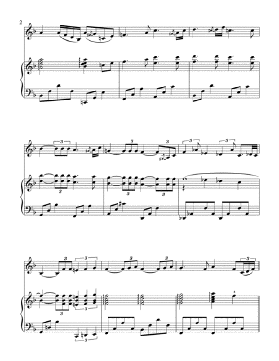 What A Wonderful World Small Ensemble scores gallery preview page 3
