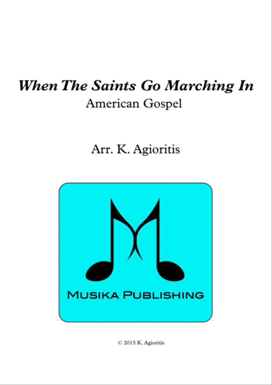 When the Saints Go Marching In - Brass Quartet Brass Quartet scores gallery preview page 1