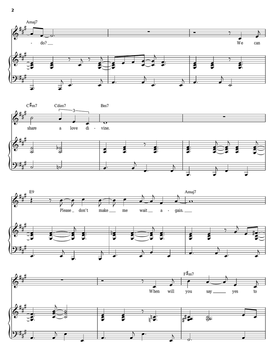 Quando, Quando, Quando (Tell Me When) Piano, Vocal, Guitar scores gallery preview page 2
