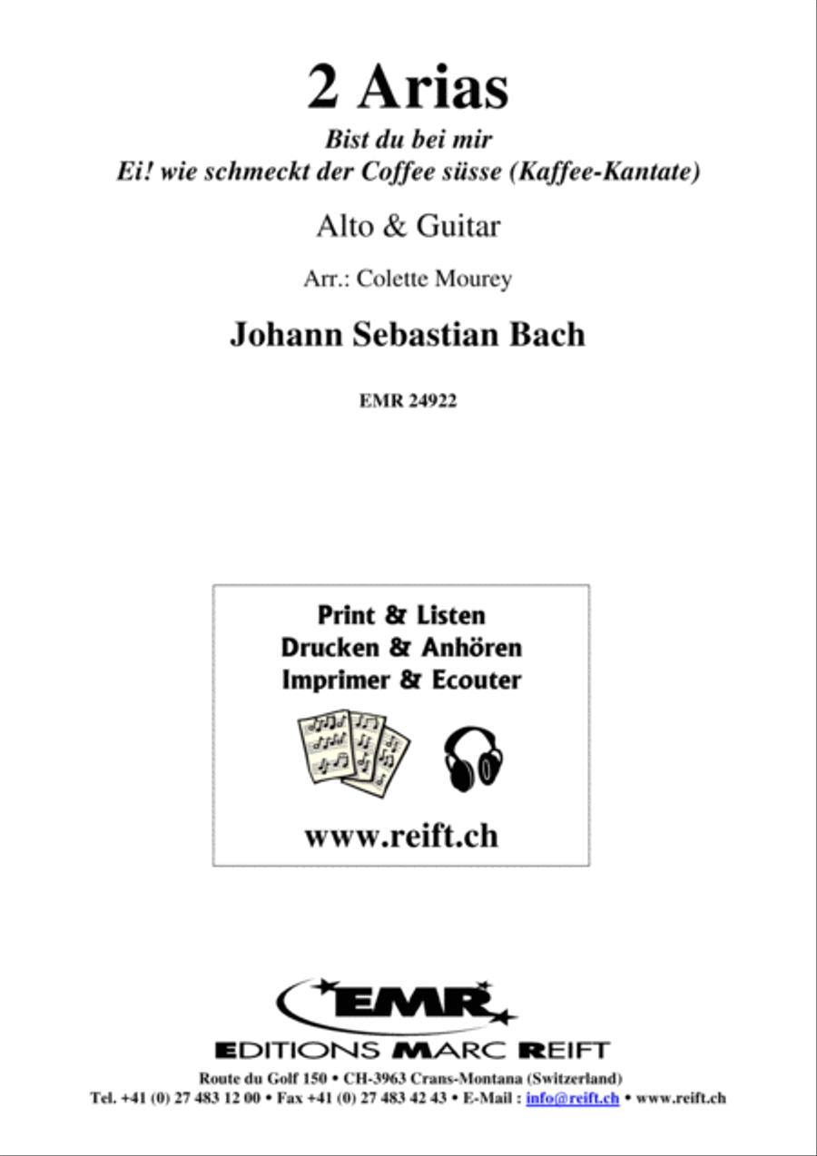 2 Arias Classical Guitar scores gallery preview page 2