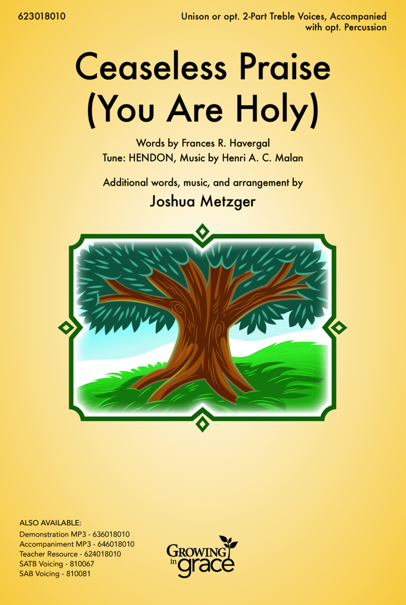 Ceaseless Praise (You Are Holy) Unison/opt. 2-Part (Digital) image number null