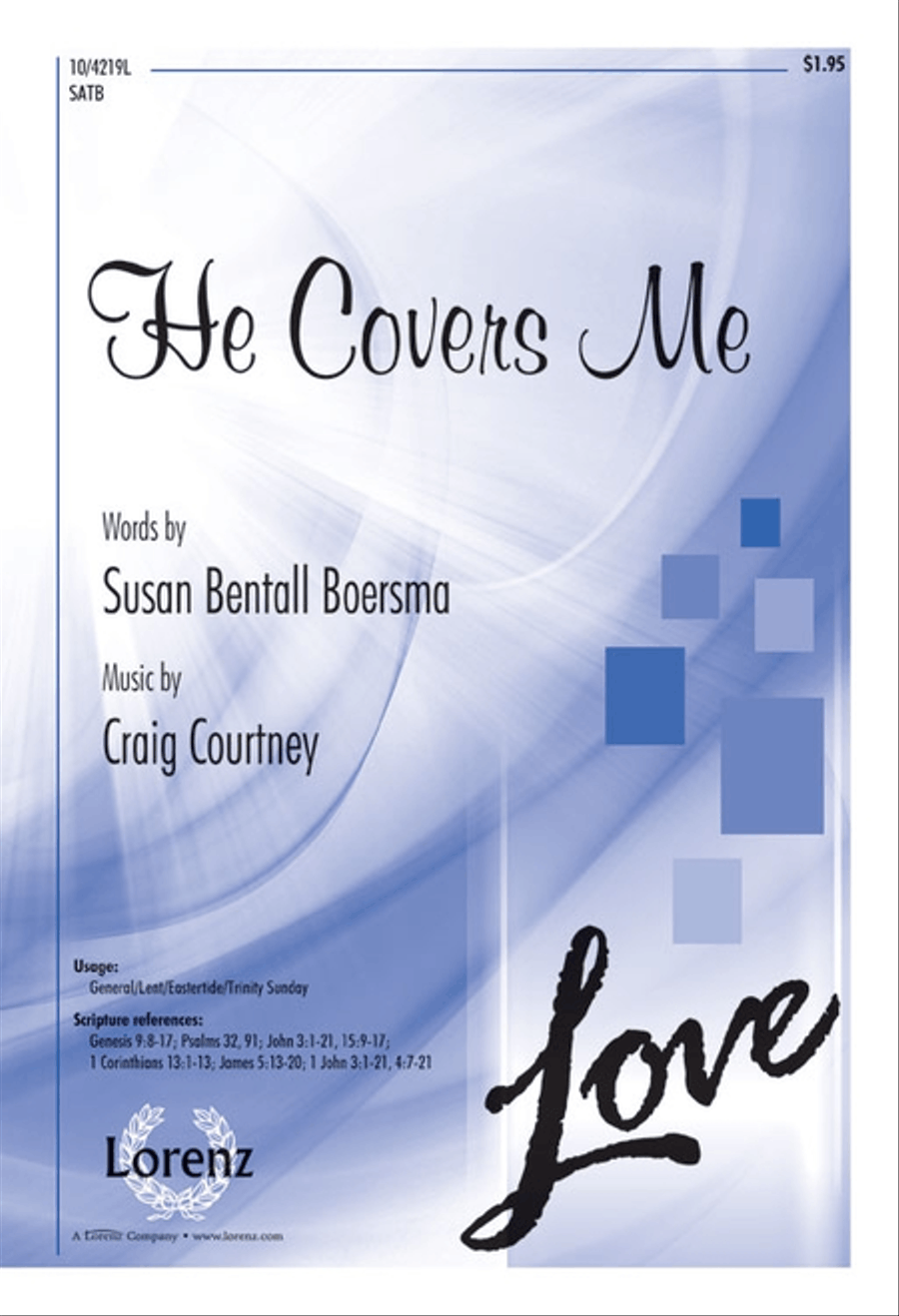 He Covers Me 4-Part scores gallery preview page 1