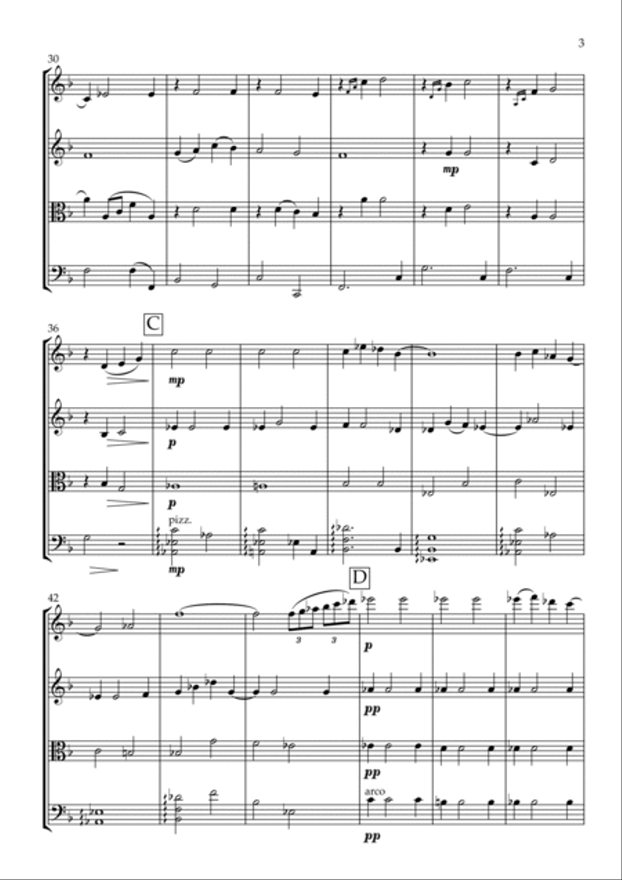 The Way You Look Tonight String Quartet scores gallery preview page 5