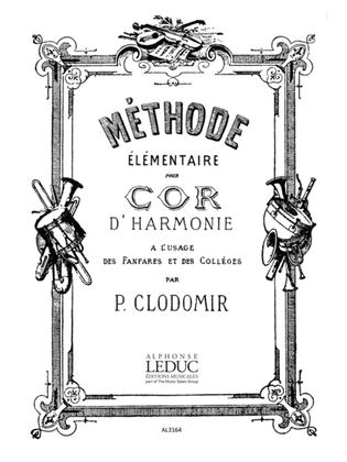 Book cover for Methode Elementaire De Cor D'harmonie (horn Solo)