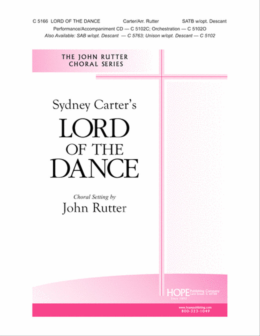Lord of the Dance 4-Part scores gallery preview page 1