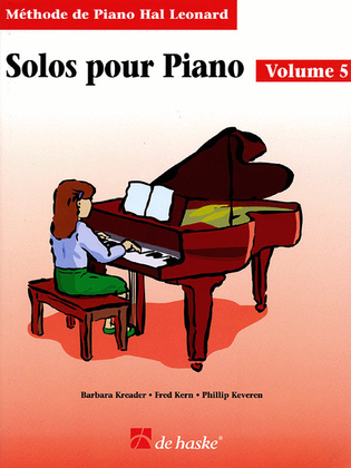 Book cover for Piano Solos Book 5 - French Edition
