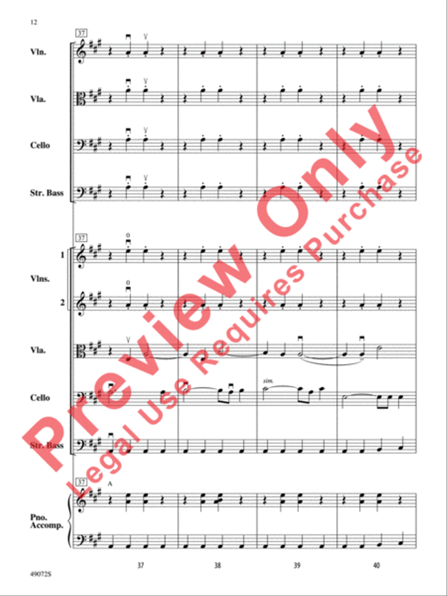 Arizona Sun String Orchestra scores gallery preview page 13